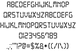 digital-7字體