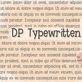 dptypewritten字體