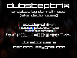 dubsteptrix字體