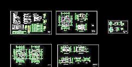 全套豪華二層別墅建筑結構施工圖 13x16