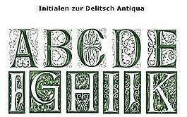delitschinitialen字体