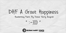DHF大幸福的字體