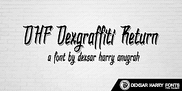 DHF dexgraffiti返回字體