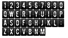 數(shù)字和字母的PSD分層品牌
