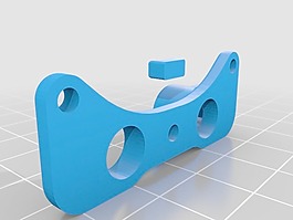 Bowden utlimaker熱端夾（bowdenklemme F