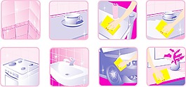 家庭用品矢量圖標