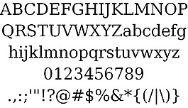 DEJAVU serif字體