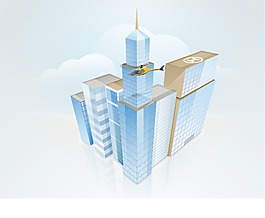 3D概念建筑建筑的設計概念