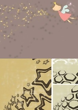 明星可愛(ài)的插圖矢量