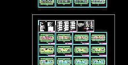 河北四層辦公室電氣平面施工圖