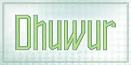 dhuwur字體