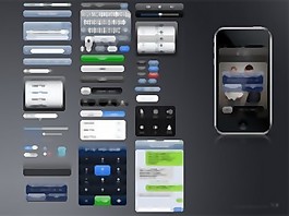 iPhone GUI PSD源