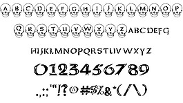 deathhead keltcaps字體
