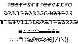 DS水1字體