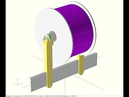 Prusa I3打印線軸架