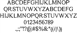 二分法的字體