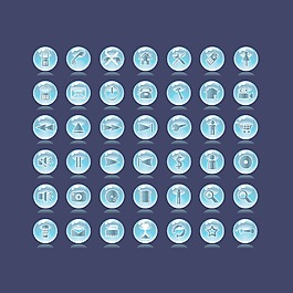 矢量媒體導(dǎo)航按鈕