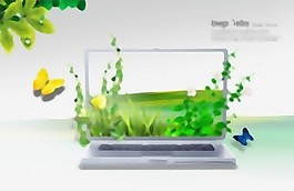 創(chuàng)意筆記本海報模板分層