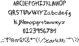 混亂的sketchancholy字體