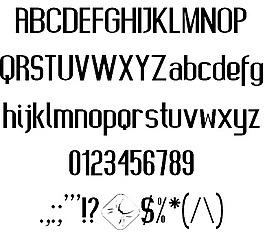 黑暗palladin字體