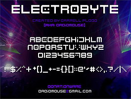 electrobyte字體