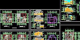 二層別墅建筑圖&nbsp;&nbsp;16x15