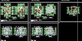 三層別墅建筑設計圖&nbsp;12x16