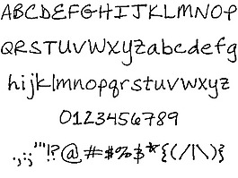 ericashandwriting字體