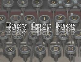 easyopenface字體
