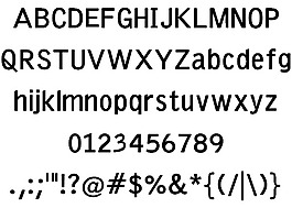emkasanscondensed字體