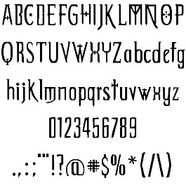 extemplary字體