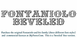 fontaniolo beveld字體