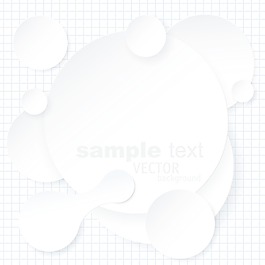 白色的紙張背景設計模板向量