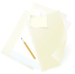 紙張矢量集辦公文件