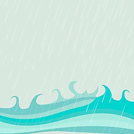 摘要背景與雨季水滴和云