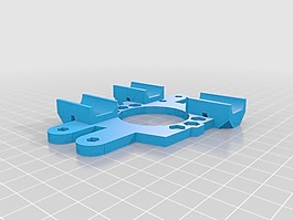 x-carriage孟德爾Prusa V2在相反的一側固定