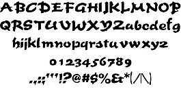 fettash字体