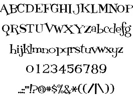 fontdinerdotcom loungy字體