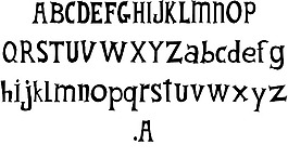 fantique四字體