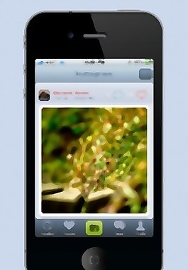 接口的iphone4 PSD分層