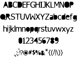 fillerz字體