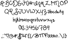 font_of_bttfaddict字體