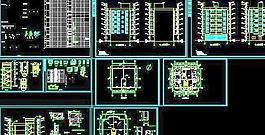 六层一梯四户建筑施工图