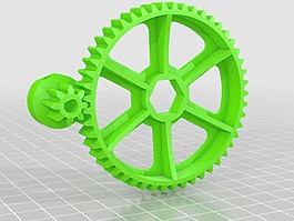 Ultimaker機齒輪MOD（W直齒）