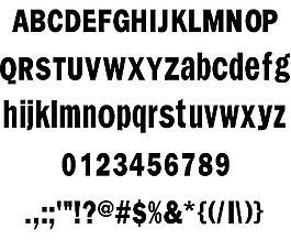 franklyspokentwo字體