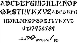 平地劃線字體