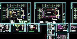 會所室內游泳池水電圖紙