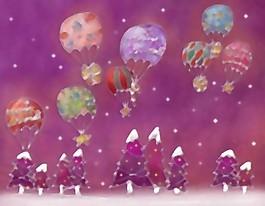 粉彩手繪圣誕節(jié)插畫PSD分層8
