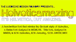 helveticamazing字體