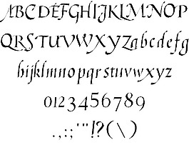 人文的字體